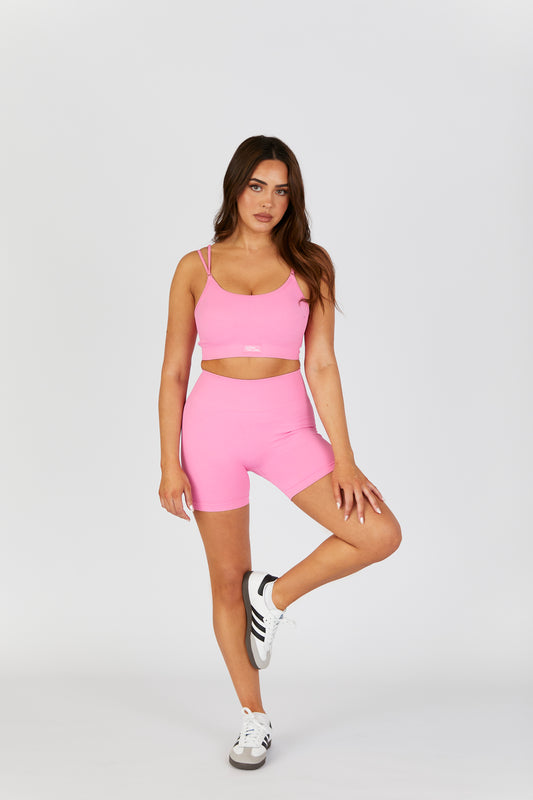 PINK BALLET CROP