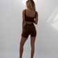 MOCHA BIKE SHORTS